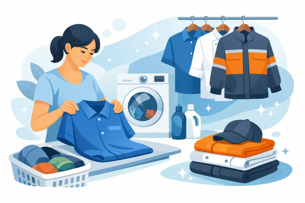 How to Clean Work Uniforms the Right Way