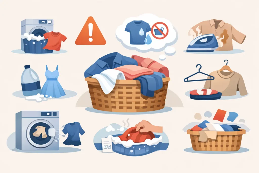 8 Top Garment Care Mistakes to Avoid
