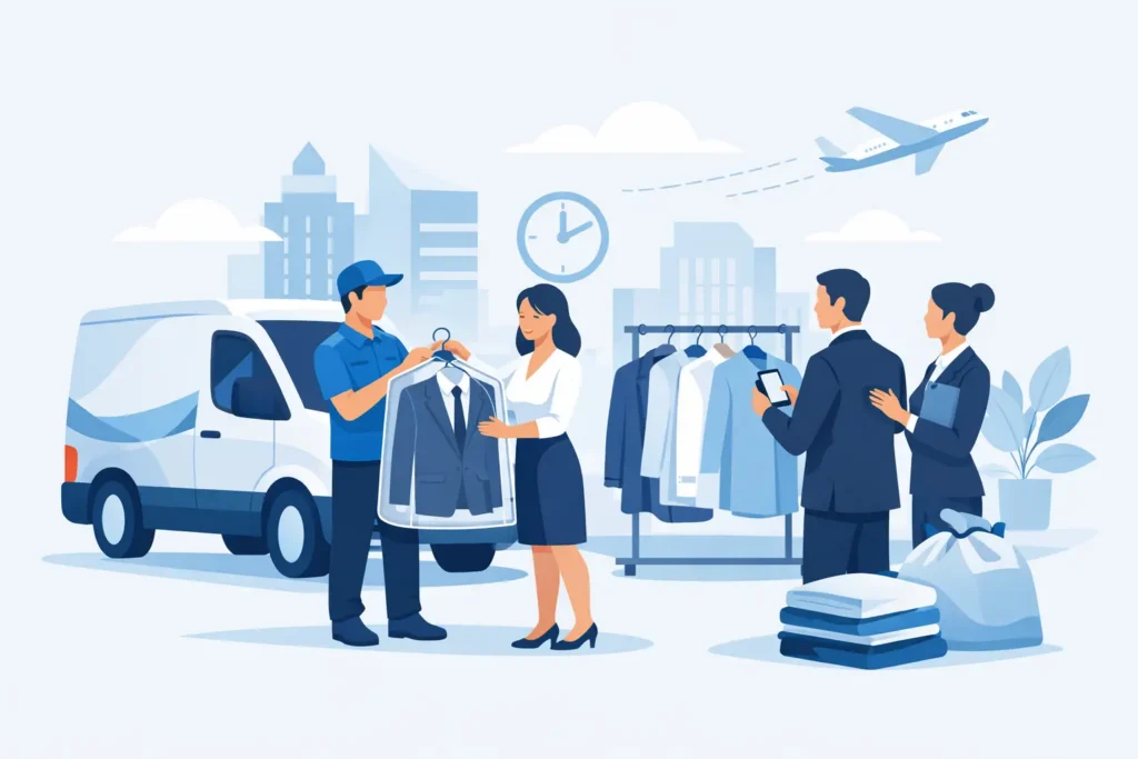 Dry Cleaner for Business Accounts That Delivers