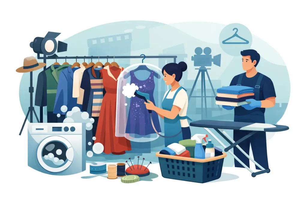 Film Wardrobe Cleaning Case Study for Production
