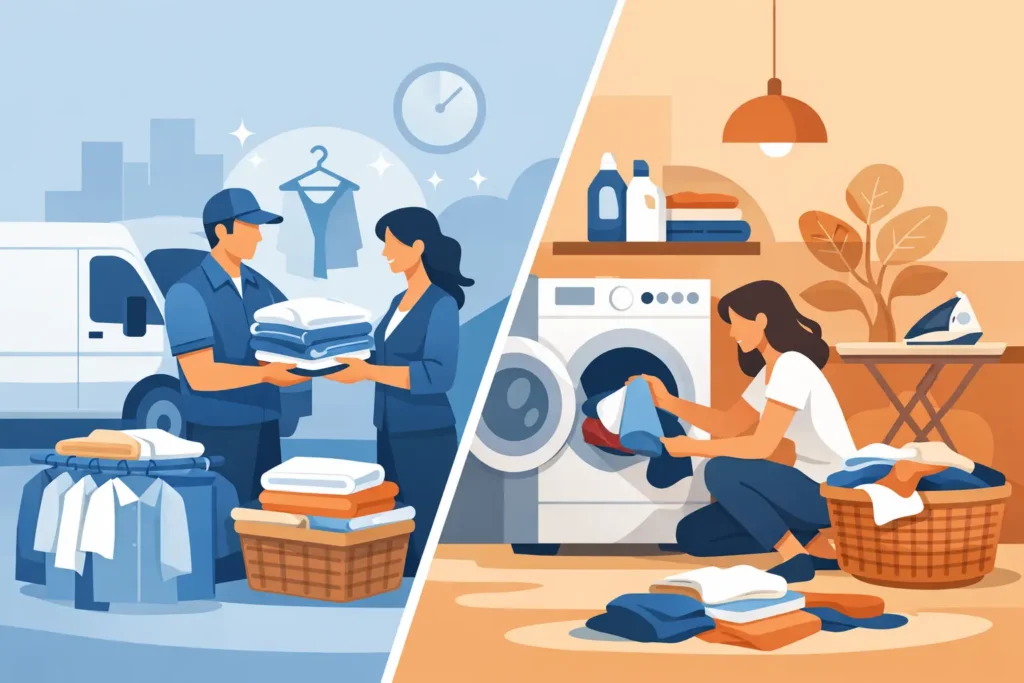 Laundry Service vs Doing Laundry for Your Week
