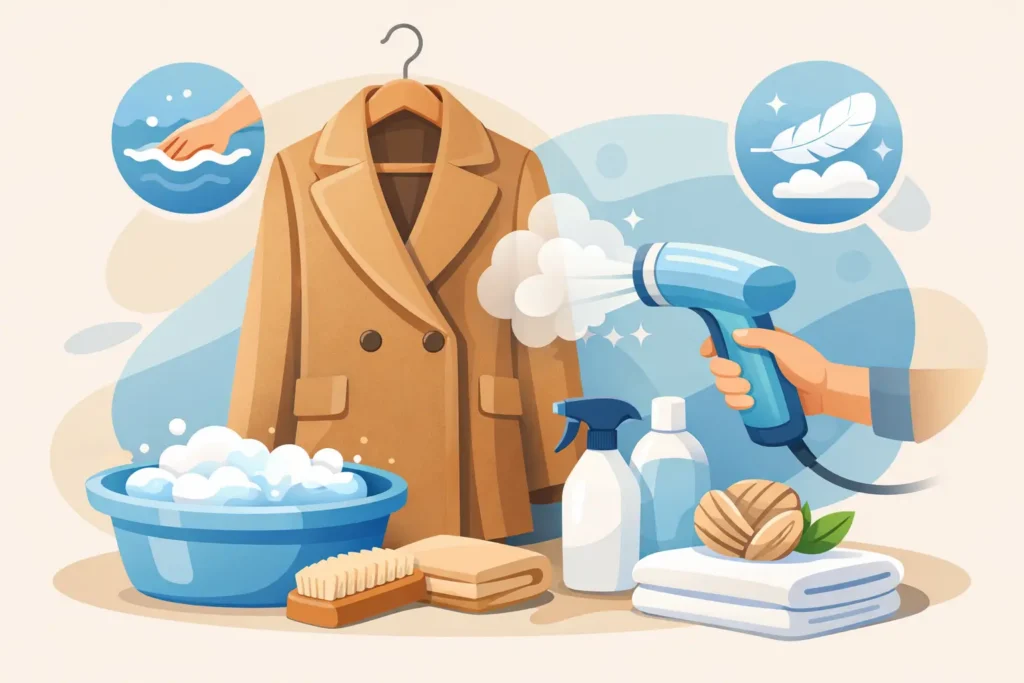 Best Way to Clean Wool Coats Without Damage