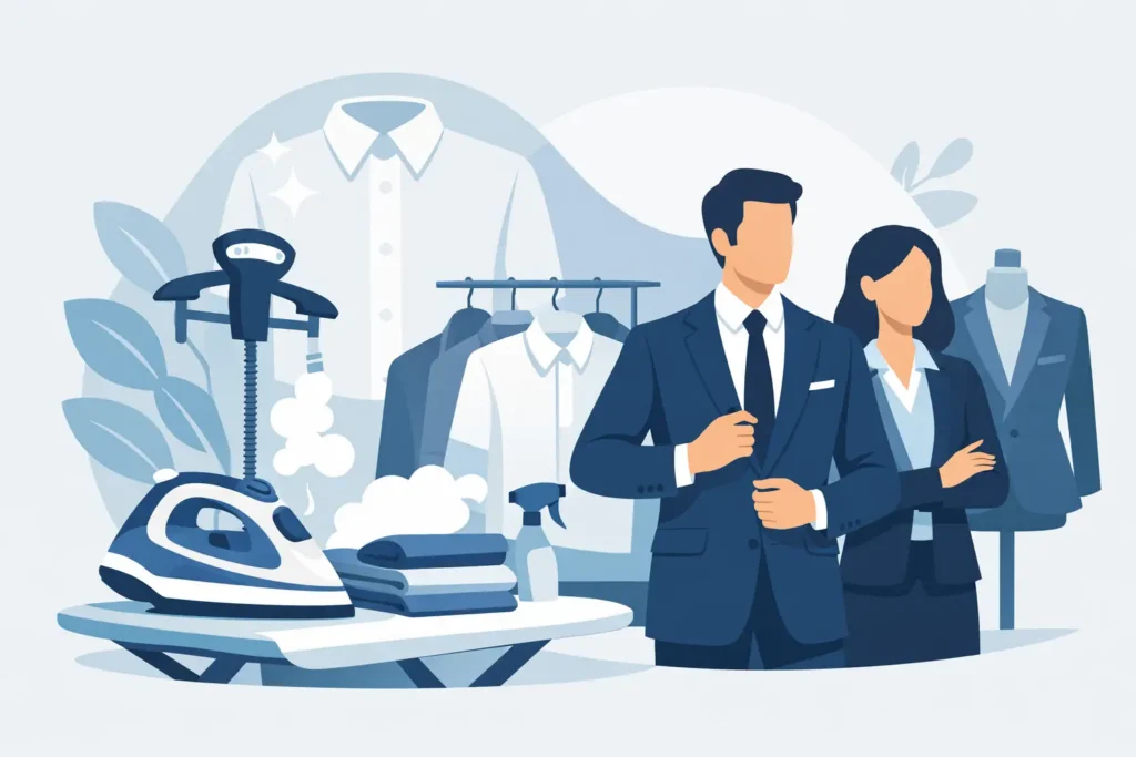 Garment Pressing for Professional Appearance