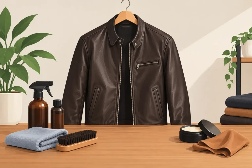 A Guide to Leather Jacket Cleaning and Care