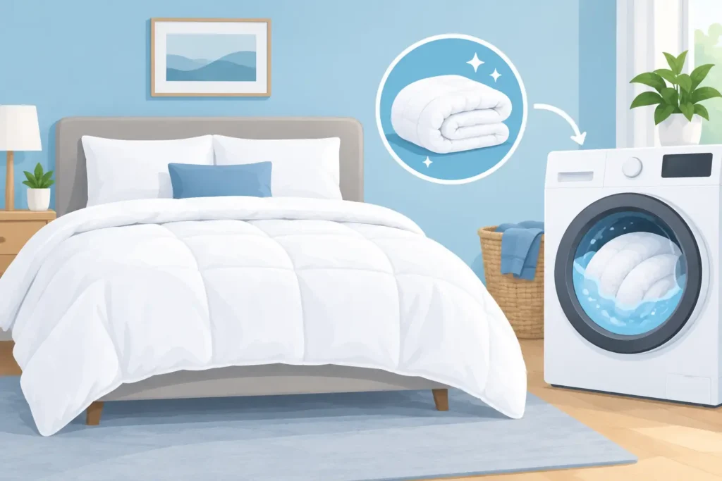 Comforter Washing Frequency for a Cleaner Bed