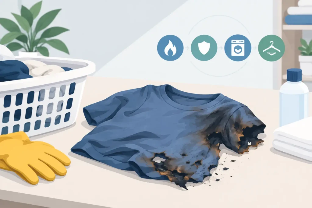 Fire Damaged Garments: What to Do First