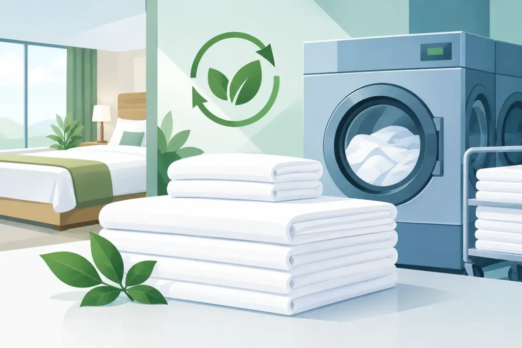 Hotel Laundry Sustainability That Protects Linens